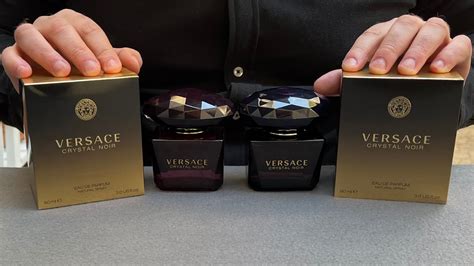 how to spot fake versace crystal noir|Versace Crystal Noir smell.